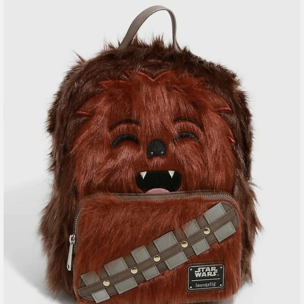 NWOT Loungefly Star Wars Chewbacca Brown Backpack